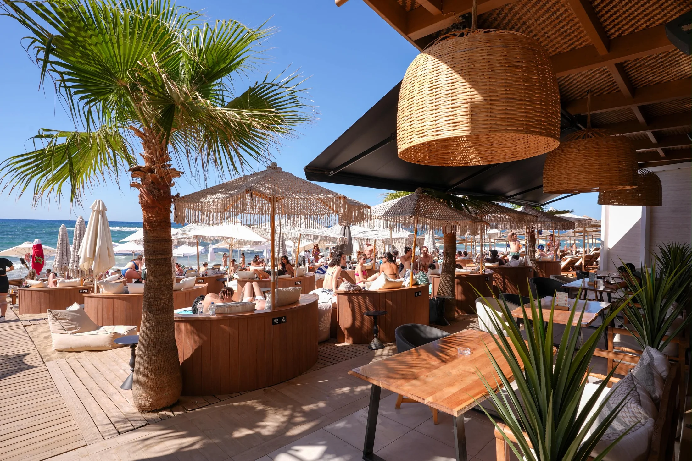 Pleasure Beach Club beside the sea
